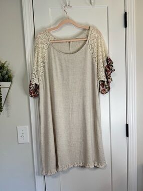 Umgee Linen Boho Dress